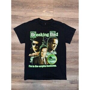 Breaking Bad Empire Business Graphic Black Cotton T-Shirt Men's S Short Sleeve
